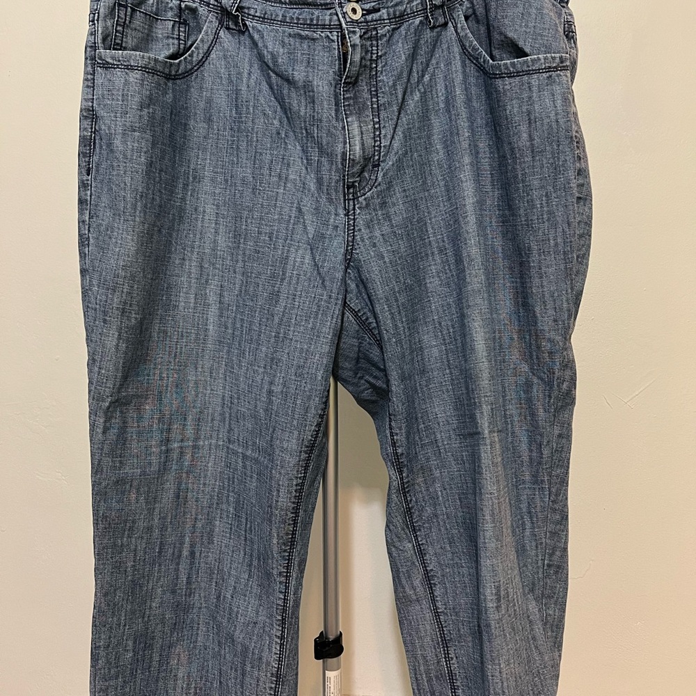 Calvin Klein Jeans Women's Medium Blue Flare Denim